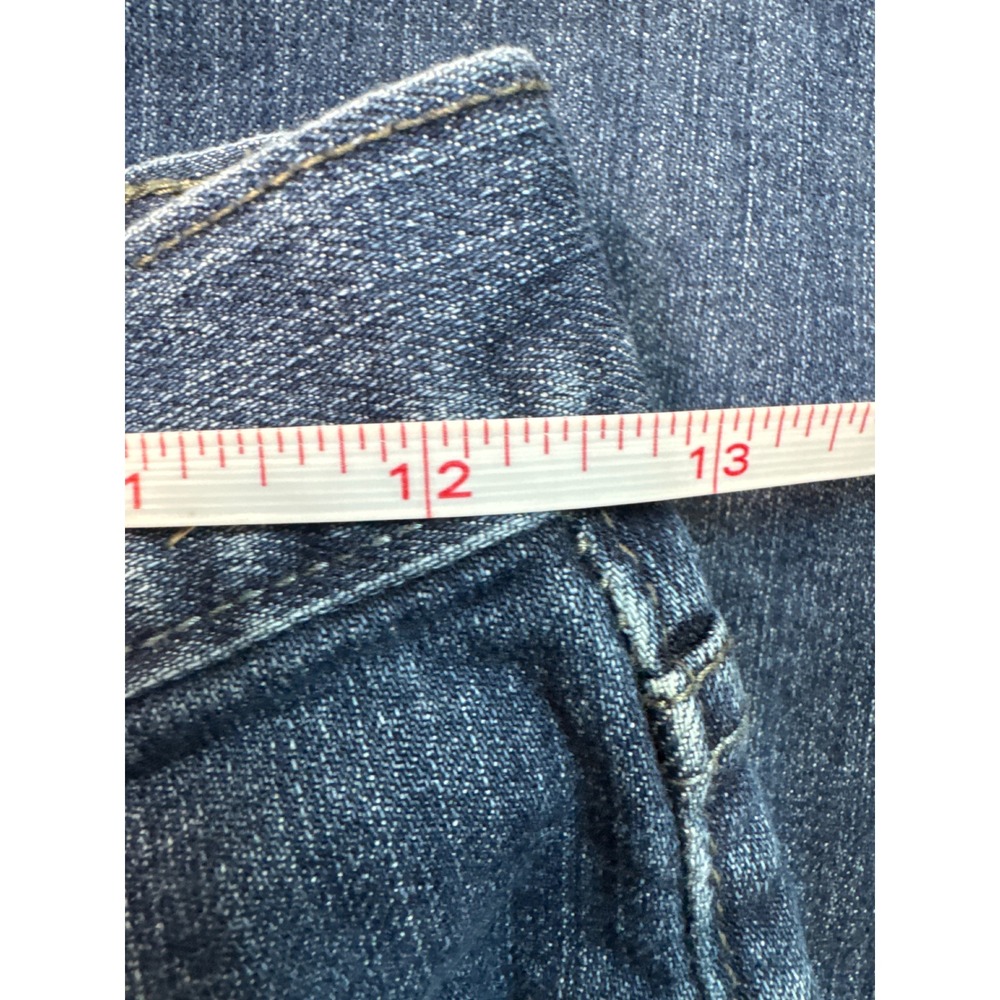 Calvin Klein Low Rise Jeans Womens Blue Size 2 Y2K Bootcut Denim Medium Wash - Picture 8 of 10